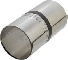 Made in USA - 1 Piece, 100 Inch Long x 6 Inch Wide x 0.007 Inch Thick, Roll Shim Stock - Stainless Steel - Eagle Tool & Supply