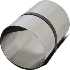 Made in USA - 1 Piece, 50 Inch Long x 6 Inch Wide x 0.01 Inch Thick, Roll Shim Stock - Stainless Steel - Eagle Tool & Supply