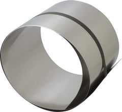 Made in USA - 1 Piece, 50 Inch Long x 6 Inch Wide x 0.02 Inch Thick, Roll Shim Stock - Stainless Steel - Eagle Tool & Supply