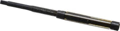 Value Collection - Size 8/A, Straight Shank Hand Adjustable Reamer - 3-1/4" OAL, Right Hand Cut, High Speed Steel, Oxide Finish - Eagle Tool & Supply