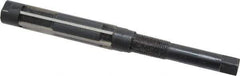 Value Collection - Size F, Straight Shank Hand Adjustable Reamer - 7-3/8" OAL, Right Hand Cut, High Speed Steel, Oxide Finish - Eagle Tool & Supply