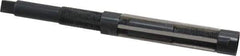 Value Collection - Size G, Straight Shank Hand Adjustable Reamer - 8" OAL, Right Hand Cut, High Speed Steel, Oxide Finish - Eagle Tool & Supply