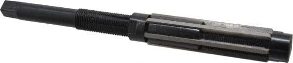 Value Collection - Size J, Straight Shank Hand Adjustable Reamer - 11" OAL, Right Hand Cut, High Speed Steel, Oxide Finish - Eagle Tool & Supply