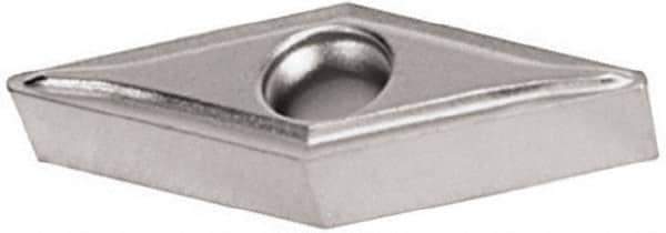 Kennametal - VBGT331 HP Grade K68 Carbide Turning Insert - Uncoated, 35° Diamond, 3/8" Inscr Circle, 3/16" Thick, 1/64" Corner Radius - Eagle Tool & Supply