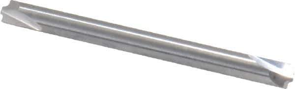 Value Collection - 1/64" Radius, 1/8" Mill Diam, 2 Flute Solid Carbide Corner Rounding End Mill - Double End, Uncoated, 1-1/2" OAL, 1/8" Shank Diam - Eagle Tool & Supply