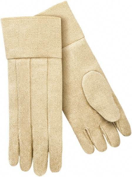 Steiner - Size Universal Wool Lined Fiberglass Heat Resistant Glove - 18" OAL, Slip-On Cuff - Eagle Tool & Supply