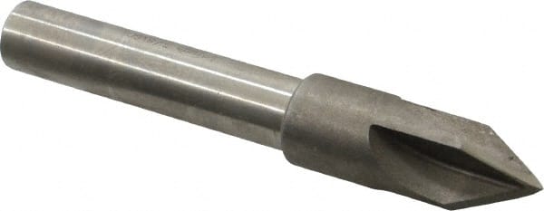 Keo - 5/8" Head Diam, 1/2" Shank Diam, 4 Flute 60° High Speed Steel Countersink - Eagle Tool & Supply