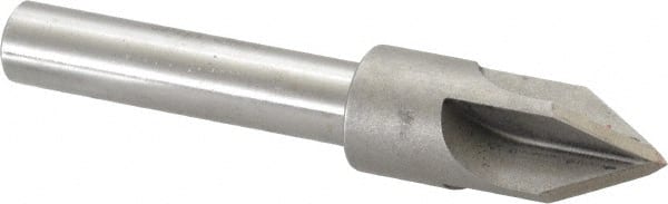 Keo - 3/4" Head Diam, 1/2" Shank Diam, 4 Flute 60° High Speed Steel Countersink - Eagle Tool & Supply