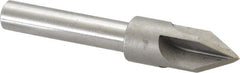 Keo - 3/4" Head Diam, 1/2" Shank Diam, 4 Flute 60° High Speed Steel Countersink - Eagle Tool & Supply