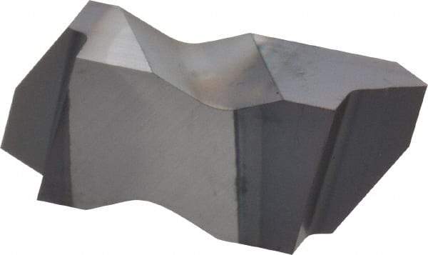 Kennametal - NTF3 Grade KC5010, Internal/External Partial Profile 60° Threading Insert - 0.6 to 2.5mm & 10 to 44 TPI Ext Pitch, 10 to 2.5mm & 9 to 24 TPI Int Pitch, Right Hand Insert, TiAlN Finish, Carbide - Eagle Tool & Supply