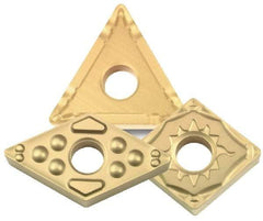 Sumitomo - TBGE520.5 Grade DA2200 Polycrystalline Diamond (PCD) Turning Insert - 60° Triangle, 5/32" Inscr Circle, 1/16" Thick, 0.0078" Corner Radius - Eagle Tool & Supply