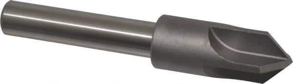 Keo - 3/4" Head Diam, 1/2" Shank Diam, 4 Flute 90° High Speed Steel Countersink - Bright Finish, 4-1/8" OAL, Single End, Straight Shank, Right Hand Cut - Eagle Tool & Supply