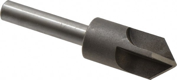 Keo - 1" Head Diam, 1/2" Shank Diam, 4 Flute 90° High Speed Steel Countersink - Eagle Tool & Supply