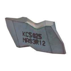 Kennametal - NAS3 Grade KC5025, Internal/External Stub Acme Threading Insert - 12 TPI Int Pitch, Right Hand Insert, TiAlN Finish, Carbide - Eagle Tool & Supply