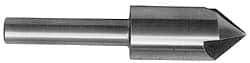 Keo - 5/8" Head Diam, 1/2" Shank Diam, 4 Flute 90° High Speed Steel Countersink - Bright Finish, 4" OAL, Single End, Straight Shank, Right Hand Cut - Eagle Tool & Supply