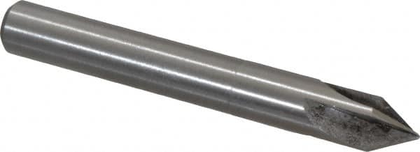 Interstate - 1/2" Head Diam, 1/2" Shank Diam, 4 Flute 60° High Speed Steel Countersink - Eagle Tool & Supply