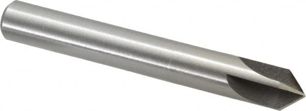 Interstate - 1/2" Head Diam, 1/2" Shank Diam, 4 Flute 82° High Speed Steel Countersink - Eagle Tool & Supply