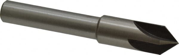 Interstate - 5/8" Head Diam, 1/2" Shank Diam, 4 Flute 82° High Speed Steel Countersink - Eagle Tool & Supply
