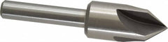 Interstate - 1" Head Diam, 1/2" Shank Diam, 4 Flute 82° High Speed Steel Countersink - Eagle Tool & Supply