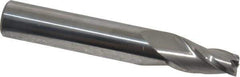 Accupro - 7° Taper Angle per Side, 1/4" Small End Diam, 3/4" LOC, Solid Carbide 3 Flute Tapered Square End Mill - 2-3/4" OAL, 7/16" Shank Diam, Spiral Flute - Eagle Tool & Supply