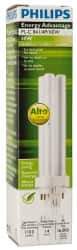 Philips - 14 Watt Fluorescent Commercial/Industrial 2 Pin Lamp - 4,000°K Color Temp, 1,100 Lumens, PLC, 12,000 hr Avg Life - Eagle Tool & Supply