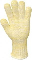 Jomac Products - Size L Cotton Lined Kevlar/Nomex Hot Mill Glove - 13" OAL, Continuous Knit Cuff - Eagle Tool & Supply