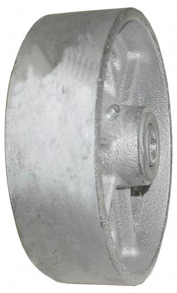 Value Collection - 4 Inch Diameter x 1-1/2 Inch Wide, Cast Iron Caster Wheel - 600 Lb. Capacity, 1-5/8 Inch Hub Length, 1/2 Inch Axle Diameter, Roller Bearing - Eagle Tool & Supply