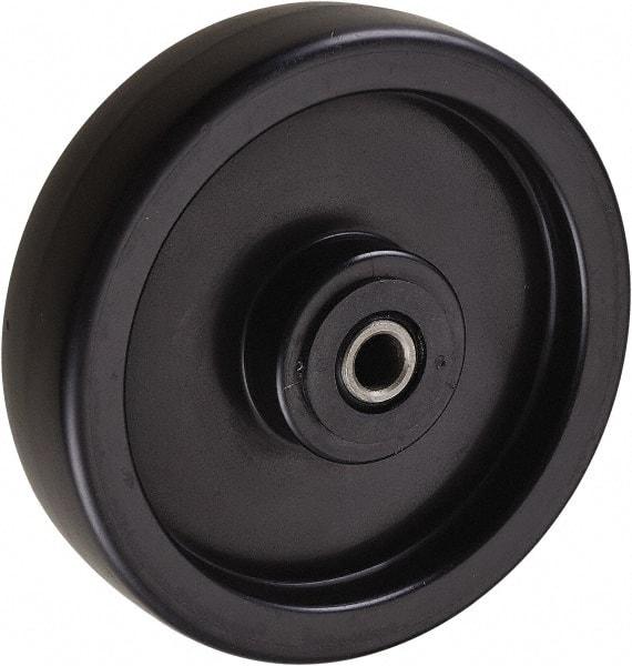 Value Collection - 6 Inch Diameter x 1-1/2 Inch Wide, Polyolefin Caster Wheel - 400 Lb. Capacity, 1-7/8 Inch Hub Length, 1/2 Inch Axle Diameter, Roller Bearing - Eagle Tool & Supply