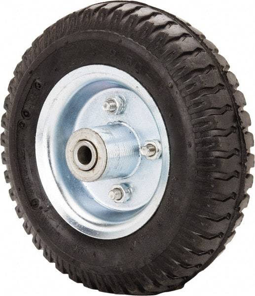 Value Collection - 8 Inch Diameter x 2-1/2 Inch Wide, Pneumatic Caster Wheel - 220 Lb. Capacity, 3-1/4 Inch Hub Length, 1/2 Inch Axle Diameter, Ball Bearing - Eagle Tool & Supply