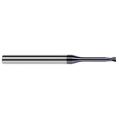 Harvey Tool - Corner Radius & Corner Chamfer End Mills; Mill Diameter (mm): 0.80 ; Mill Diameter (Inch): 1/32 ; Mill Diameter (Decimal Inch): 0.0310 ; End Type: Corner Radius ; Corner Radius (Decimal Inch): 0.0050 ; Number of Flutes: 4 - Exact Industrial Supply