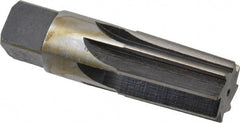 Interstate - 3/4" Pipe, 0.962" Diam, 7/8" Small End Diam, Straight Shank, 1-3/8" Flute, Taper Pipe Reamer - Eagle Tool & Supply