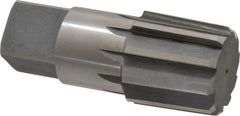 Interstate - 1-1/2" Pipe, 1.793" Diam, 1.684" Small End Diam, Straight Shank, 1-3/4" Flute, Taper Pipe Reamer - Eagle Tool & Supply