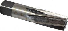 Interstate - 1/2" Pipe, 3/4" Diam, 0.665" Small End Diam, Straight Shank, 1-3/8" Flute, Taper Pipe Reamer - Eagle Tool & Supply