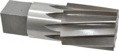 Interstate - 1-1/4" Pipe, 1.553" Diam, 1.444" Small End Diam, Straight Shank, 1-3/4" Flute, Taper Pipe Reamer - Eagle Tool & Supply