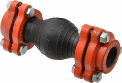 Mason Ind. - 1" Pipe, EPDM Single Arch Pipe Expansion Joint - 7" Long, 3/8" Extension, 3/4" Compression, 250 Max psi, Female NPT - Eagle Tool & Supply