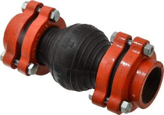 Mason Ind. - 1-1/2" Pipe, EPDM Single Arch Pipe Expansion Joint - 8" Long, 3/8" Extension, 3/4" Compression, 250 Max psi, Female NPT - Eagle Tool & Supply