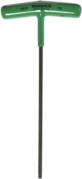 Bondhus - T20 Standard Torx Key - T-Handle Cushion Grip, Protanium High Torque Steel - Eagle Tool & Supply