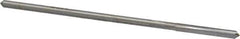 Made in USA - 1/8" High Speed Steel 4 Flute Chucking Reamer - Straight Flute, 0.119" Straight Shank, 7/8" Flute Length, 3-1/2" OAL - Eagle Tool & Supply