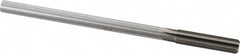 Made in USA - 27/64" High Speed Steel 6 Flute Chucking Reamer - Eagle Tool & Supply