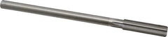Made in USA - 15/32" High Speed Steel 6 Flute Chucking Reamer - Straight Flute, 0.373" Straight Shank, 1-3/4" Flute Length, 7" OAL - Eagle Tool & Supply