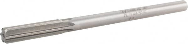 Made in USA - 1/2" High Speed Steel 6 Flute Chucking Reamer - Eagle Tool & Supply