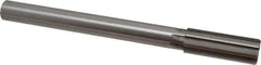Made in USA - 1-1/16" High Speed Steel 8 Flute Chucking Reamer - Straight Flute, 7/8" Straight Shank, 2-3/4" Flute Length, 10-1/2" OAL - Eagle Tool & Supply