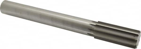 Made in USA - 1-7/16" High Speed Steel 10 Flute Chucking Reamer - Eagle Tool & Supply