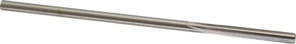 Made in USA - #1 High Speed Steel 6 Flute Chucking Reamer - Straight Flute, 0.2173" Straight Shank, 1-1/2" Flute Length, 6" OAL - Eagle Tool & Supply