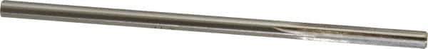 Made in USA - #3 High Speed Steel 6 Flute Chucking Reamer - Straight Flute, 0.2075" Straight Shank, 1-1/4" Flute Length, 5" OAL - Eagle Tool & Supply