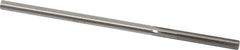 Made in USA - #5 High Speed Steel 6 Flute Chucking Reamer - Straight Flute, 0.2016" Straight Shank, 1-1/4" Flute Length, 5" OAL - Eagle Tool & Supply