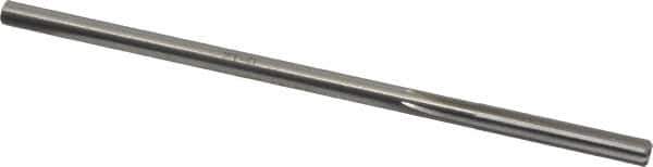 Made in USA - #6 High Speed Steel 6 Flute Chucking Reamer - Straight Flute, 0.1945" Straight Shank, 1-1/4" Flute Length, 5" OAL - Eagle Tool & Supply