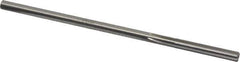 Made in USA - #6 High Speed Steel 6 Flute Chucking Reamer - Straight Flute, 0.1945" Straight Shank, 1-1/4" Flute Length, 5" OAL - Eagle Tool & Supply