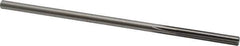Made in USA - #11 High Speed Steel 6 Flute Chucking Reamer - Straight Flute, 0.186" Straight Shank, 1-1/4" Flute Length, 5" OAL - Eagle Tool & Supply