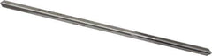 Made in USA - #19 High Speed Steel 6 Flute Chucking Reamer - Straight Flute, 0.1595" Straight Shank, 1-1/8" Flute Length, 4-1/2" OAL - Eagle Tool & Supply